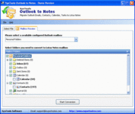 Migrate PST to NSF screenshot